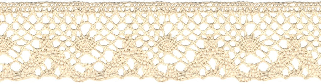 Spider Cluny Lace 1-7/16" Wide 12 Yards-Natural