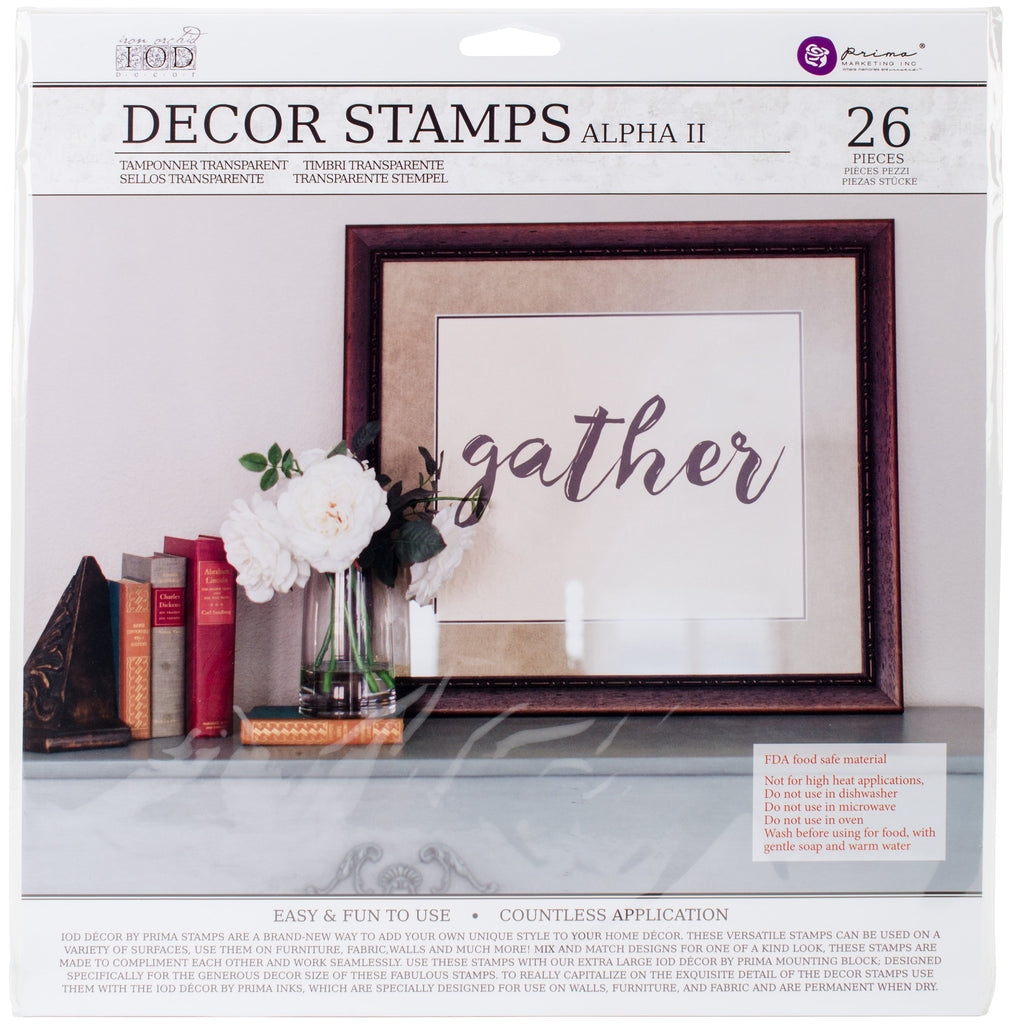 Prima Marketing Iod Decor Stamps-Alpha2