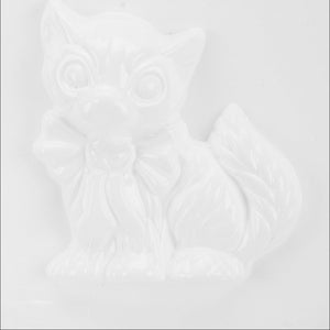 Plaster Casting Plastic Mold 6"X6"-Cat