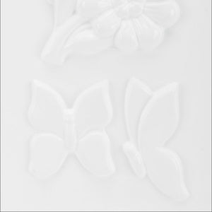 Plaster Casting Plastic Molds 5"X7"-Butterfly/Flower