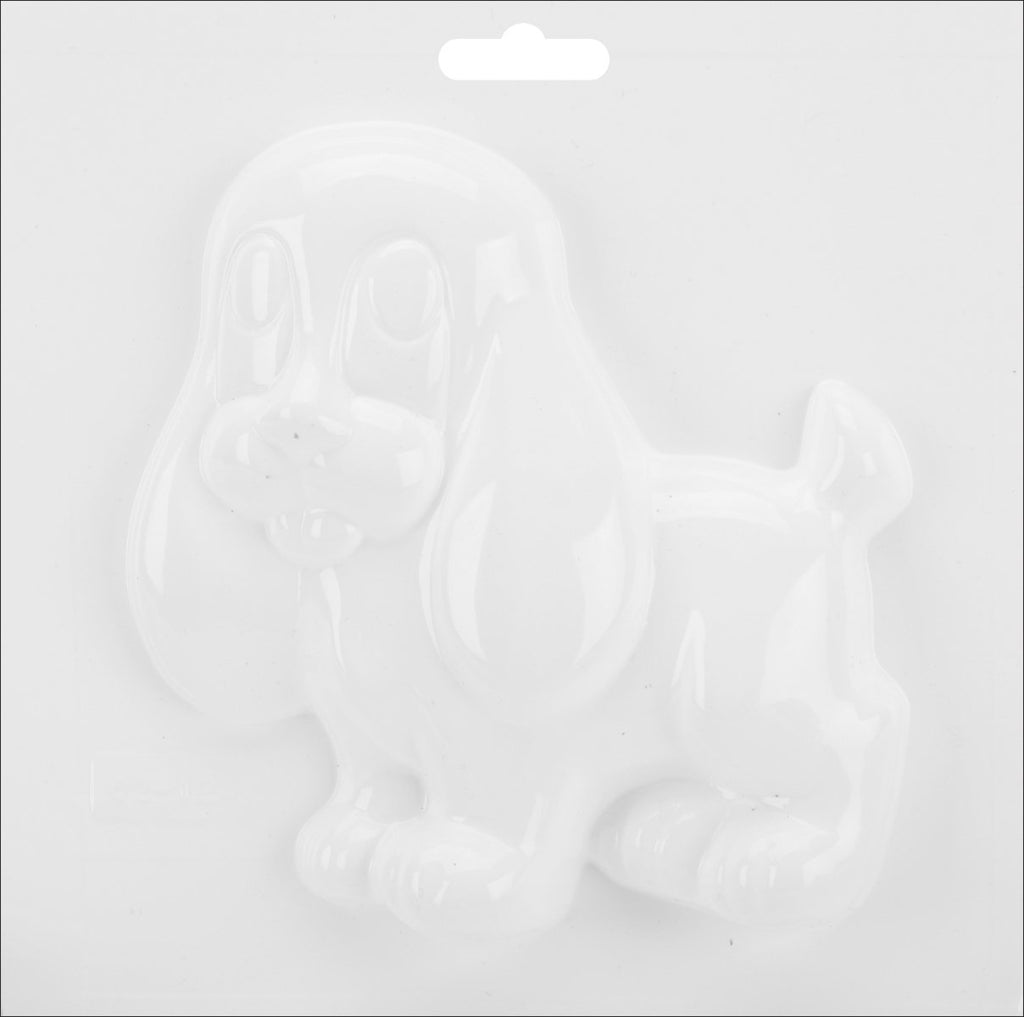 Plaster Casting Plastic Mold 7.75"X7.75"-Dog