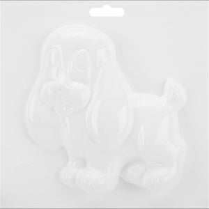 Plaster Casting Plastic Mold 7.75"X7.75"-Dog