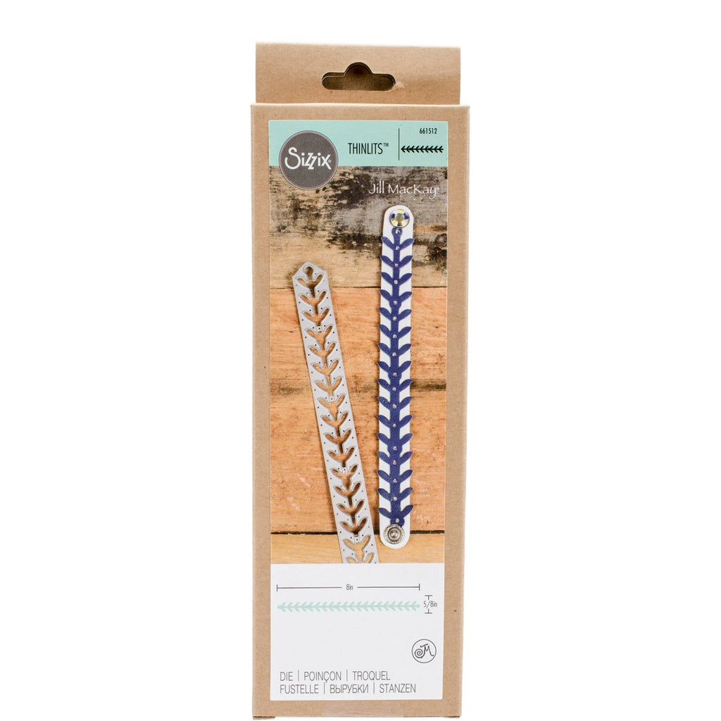 Sizzix 661512 Thinlits Die, Leaf Chain by Jill Mackay