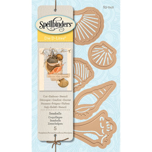 Spellbinders S3-242 D-Lites Sea Shells Die