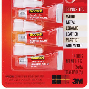 Scotch Single Use Super Glue Gel (AD119)