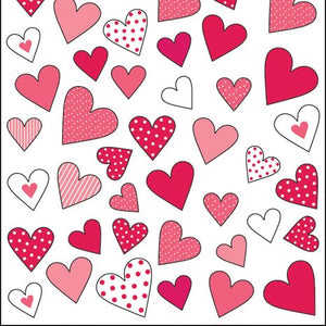 Puffy Classic Stickers-Hearts