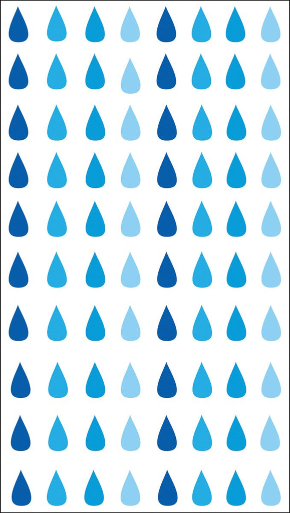 Sparkler Classic Stickers-Raindrops