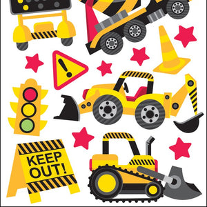 Sticko Construction Zone Sticker