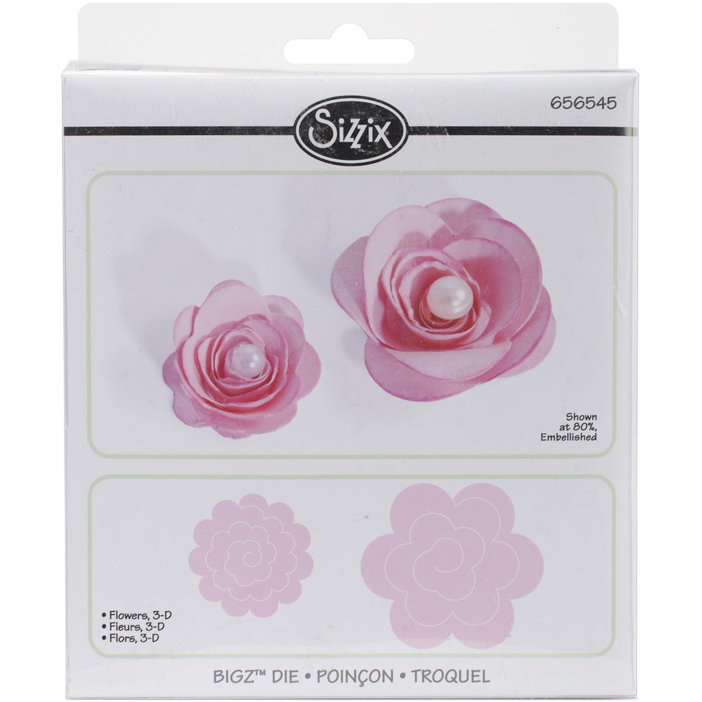 Sizzix Bigz Die - Flowers, 3-D by Beth Reames