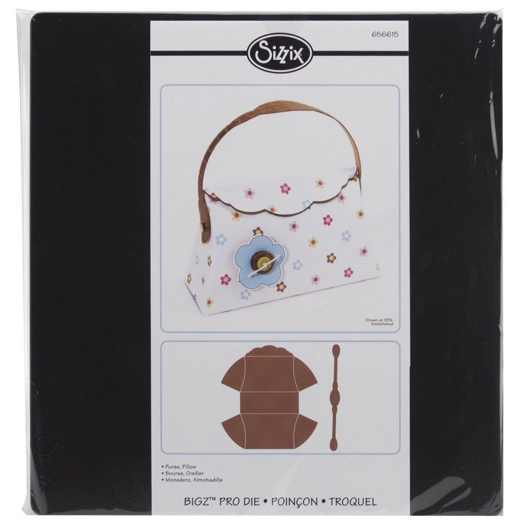 Sizzix Bigz Pro Die - Purse, Pillow by Stu Kilgour