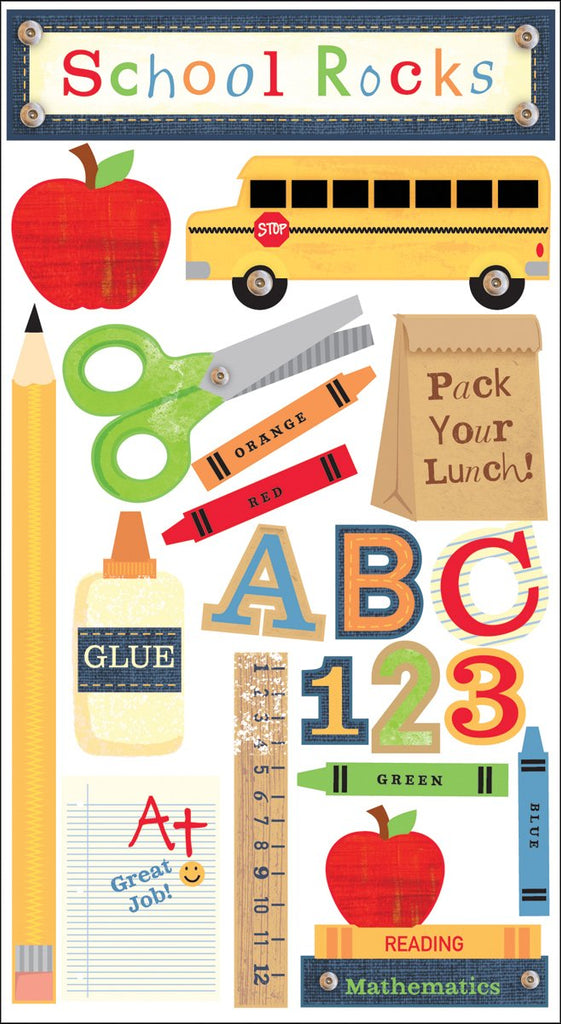Sticko School Rocks Stickers