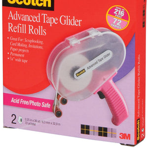 Scotch 085-RAF 1/4-Inch by 36-Yard Acid Free ATG Advanced Tape Glider Refill Rolls, 2 Rolls per Box