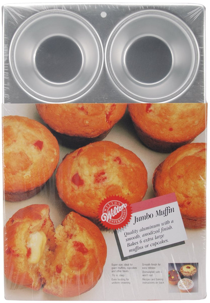 Wilton Aluminum 6-Cup Jumbo Muffin Pan
