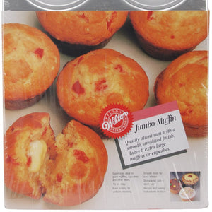 Wilton Aluminum 6-Cup Jumbo Muffin Pan