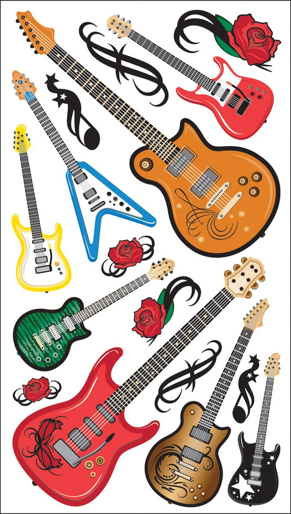 Sticko Guitar Rock Stickers