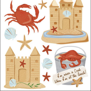 Sticko Beach and Crabs Stickers