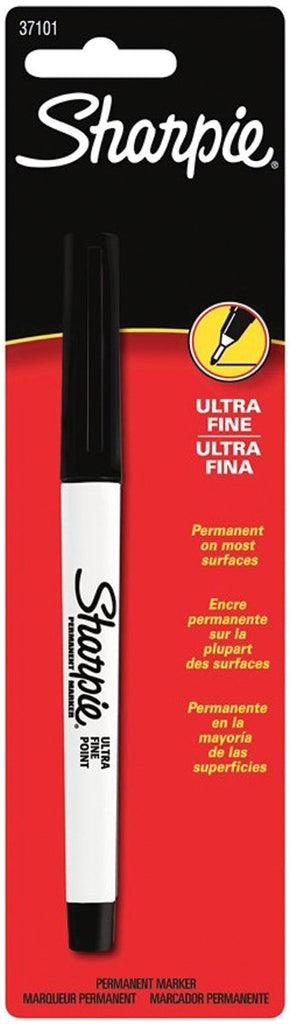 Sharpie Permanent Marker, Ultra Fine Point, Black, 1 Count
