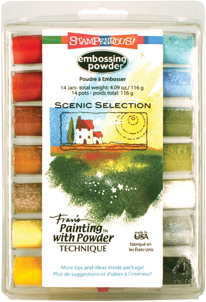 Stampendous Embossing Powder Selection, Scenic, Multi Color