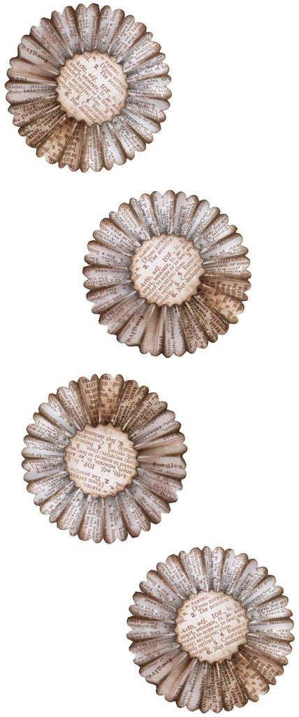 Sizzix Sizzlits Decorative Strip Die by Tim Holtz, Paper Rosette