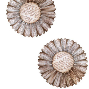 Sizzix Sizzlits Decorative Strip Die by Tim Holtz, Paper Rosette