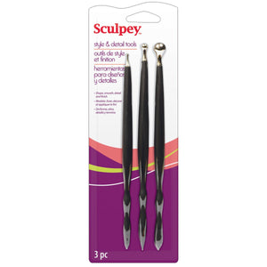 Polyform Sculpey Style and Detail Tools, 3/Pack