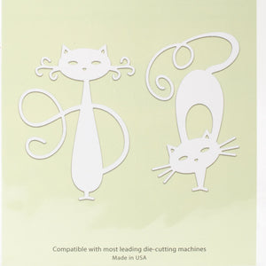 Penny Black Fancy Cat Steel Die Set (51-347)
