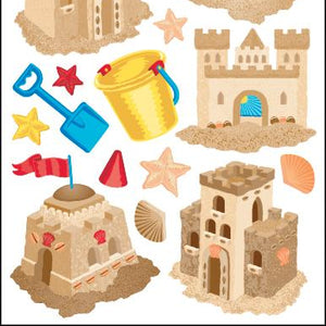Sticko Classic Stickers-Sand Castles