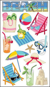 Sticko Beach Time Stickers