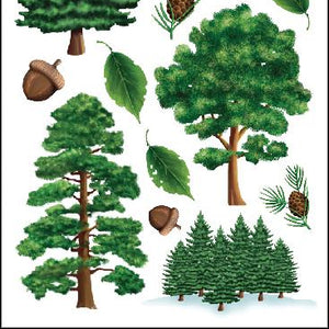 Sticko Majestic Trees Stickers