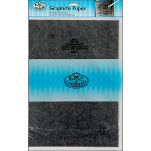 Royal Brush 9-Inch by 13-Inch Graphite Paper, 20-Sheet, Grey