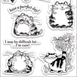 Penny Black Clear Stamp Set, Purrfect Day