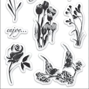 Penny Black Clear Stamp Set, Enjoy