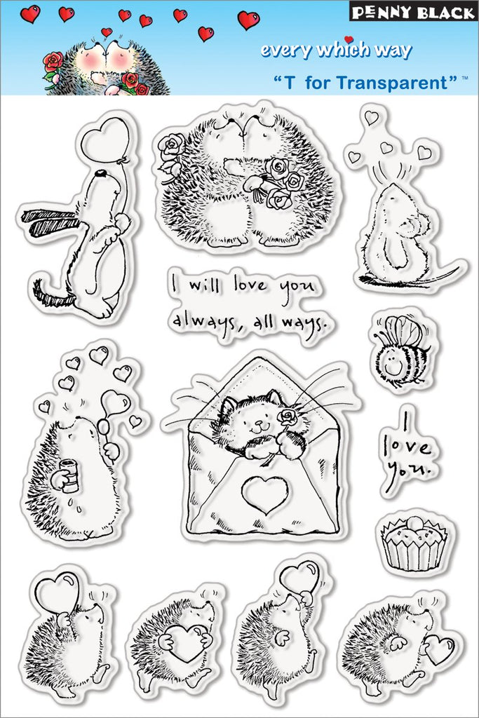 Penny Black Clear Stamp Set, Every Which Way
