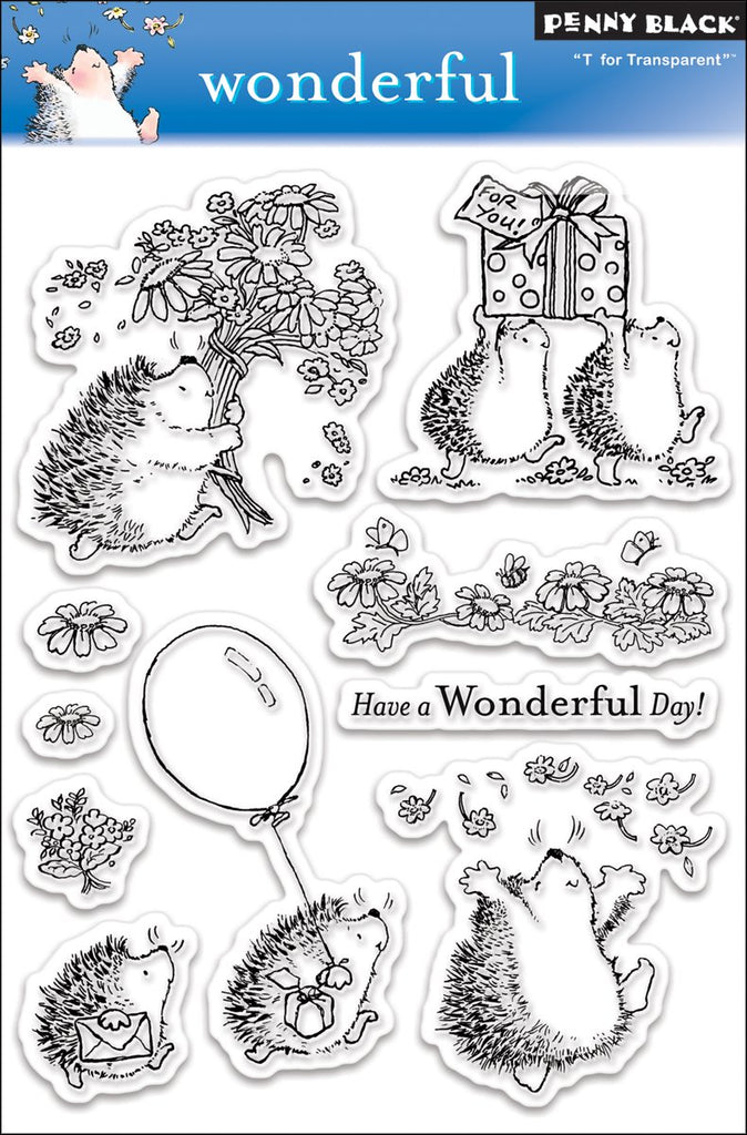 Penny Black Clear Stamp Set, Wonderful