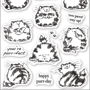 Penny Black Clear Stamp Set, Nine Lives