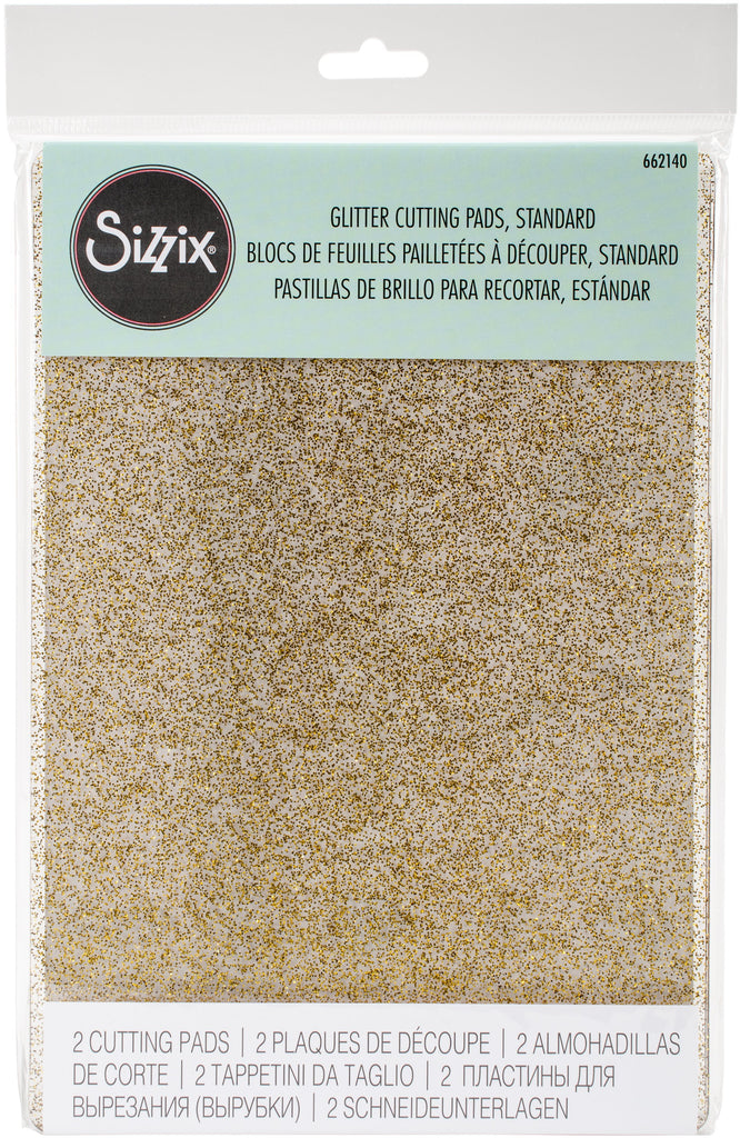 Sizzix Cutting Pad Standard Clear Gold Glitter Gld