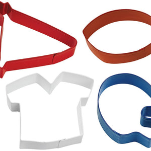 Wilton 4 Piece Football Cookie Cutter Set