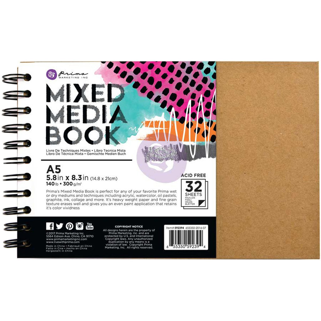 Prima Marketing 655350592394 Mixed Media Book Art
