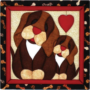 Quilt Magic 12-Inch by 12-Inch Puppy Love Kit