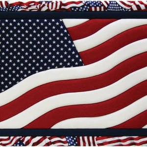 Quilt Magic American Flag Kit, 12-Inch by 19-Inch