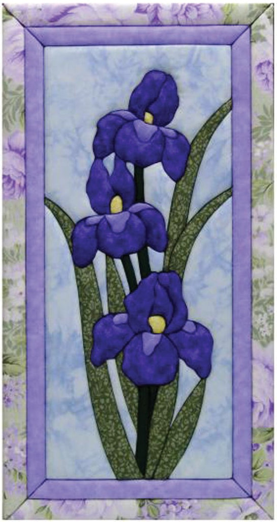 Quilt Magic 10-Inch by 19-Inch Iris Kit