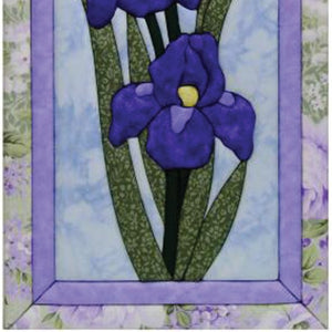 Quilt Magic 10-Inch by 19-Inch Iris Kit