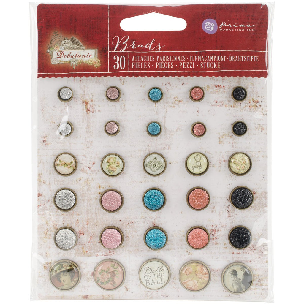 Prima Marketing Debutante Brads (30/Pack)