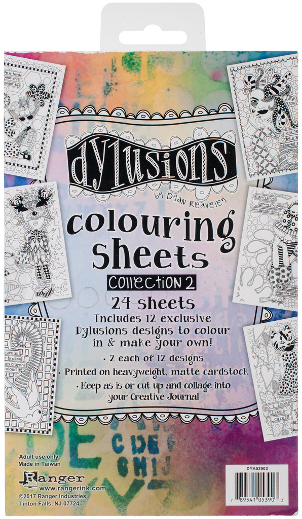 Ranger RGRDYA.53903 Dylusions Colouring Sheets 2