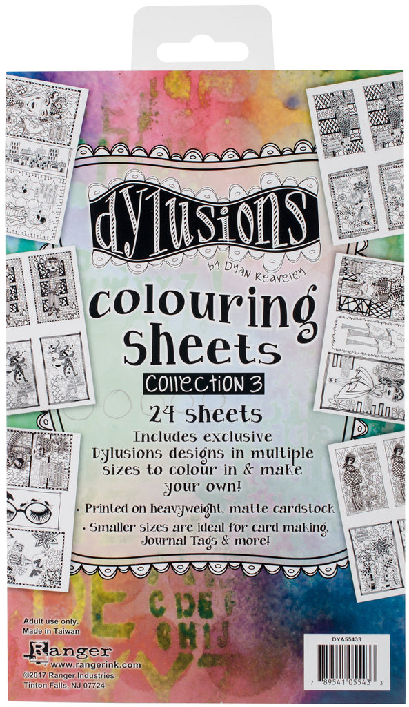 Ranger RGRDYA.55433 Dylusions Colouring Sheets 3