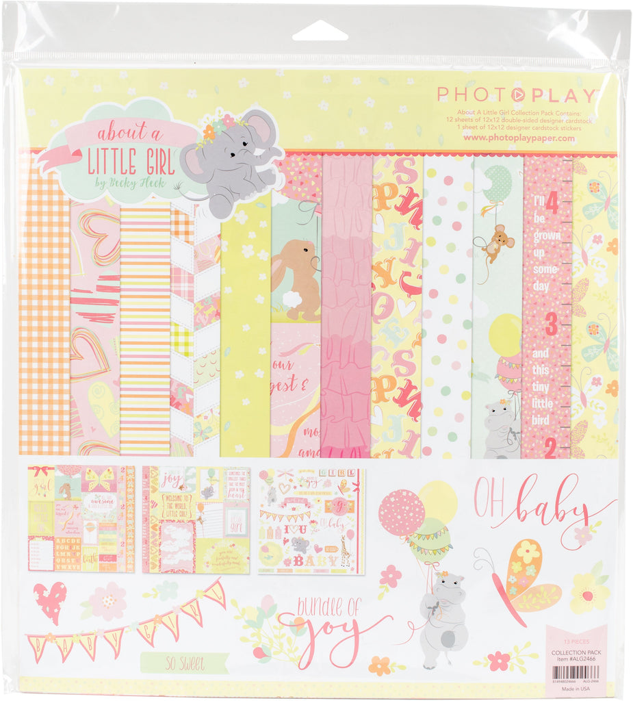 Photoplay Paper Photo Play about a Little Girl Collection Pk 12 x 12 Pack