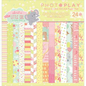 Photoplay Paper PHTALG2467 Photo Play about a Little Girl Paper Pad 6 x 6