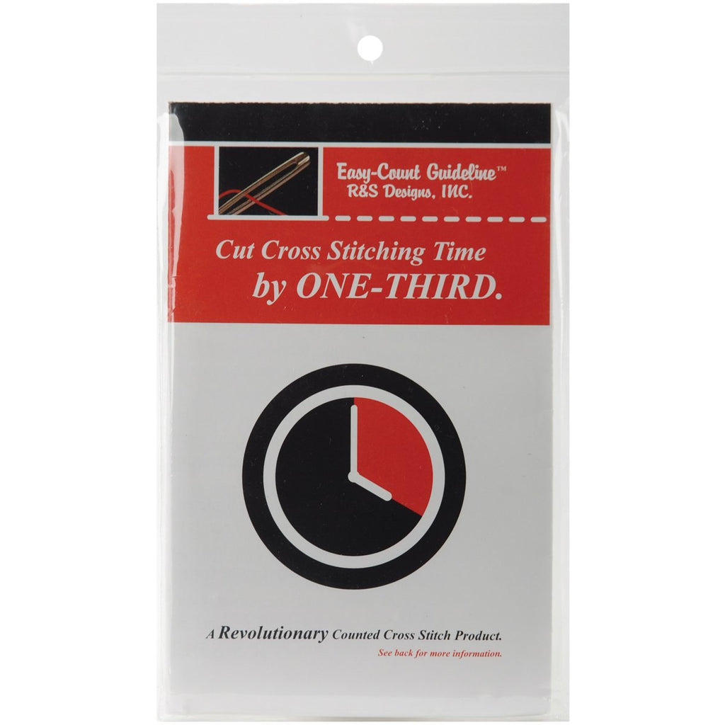 R & S Designs Easy-Count Guideline, 100-Yard, Red