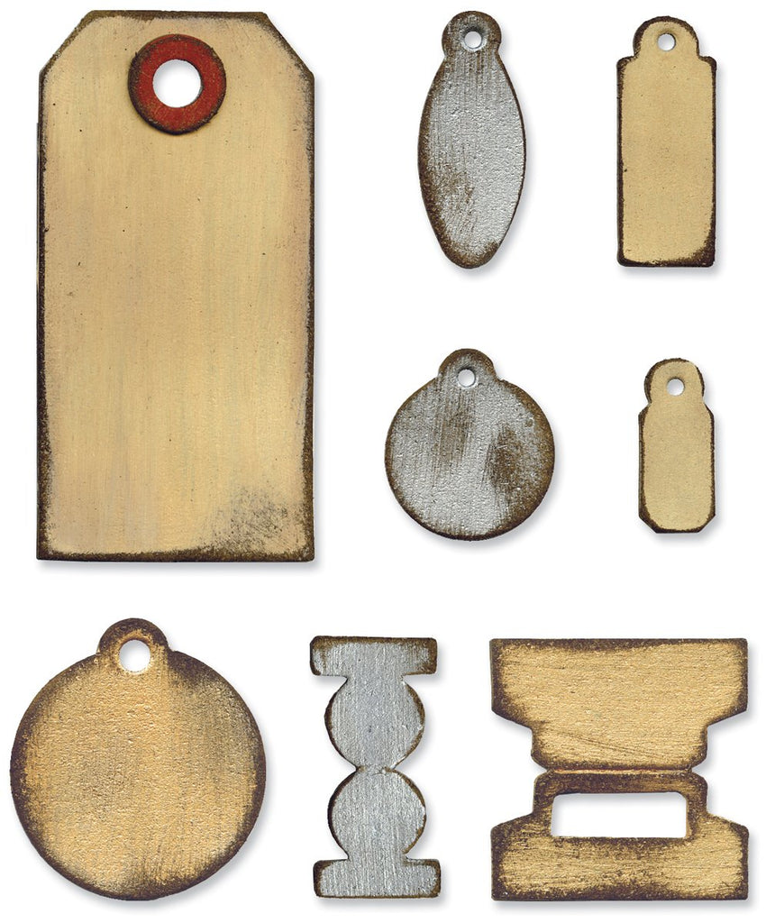 Sizzix Bigz Die - Tiny Tabs & Tags by Tim Holtz