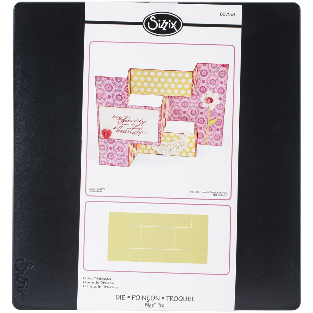 Sizzix Bigz Pro Die - Card, Tri-Shutter